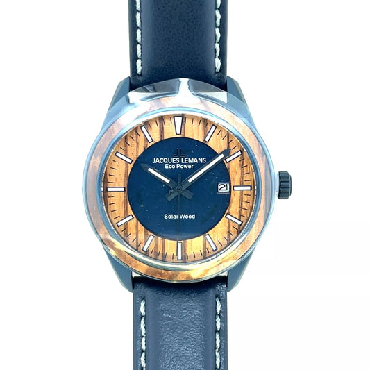 Jacques Lemans Eco Power Solar Wood